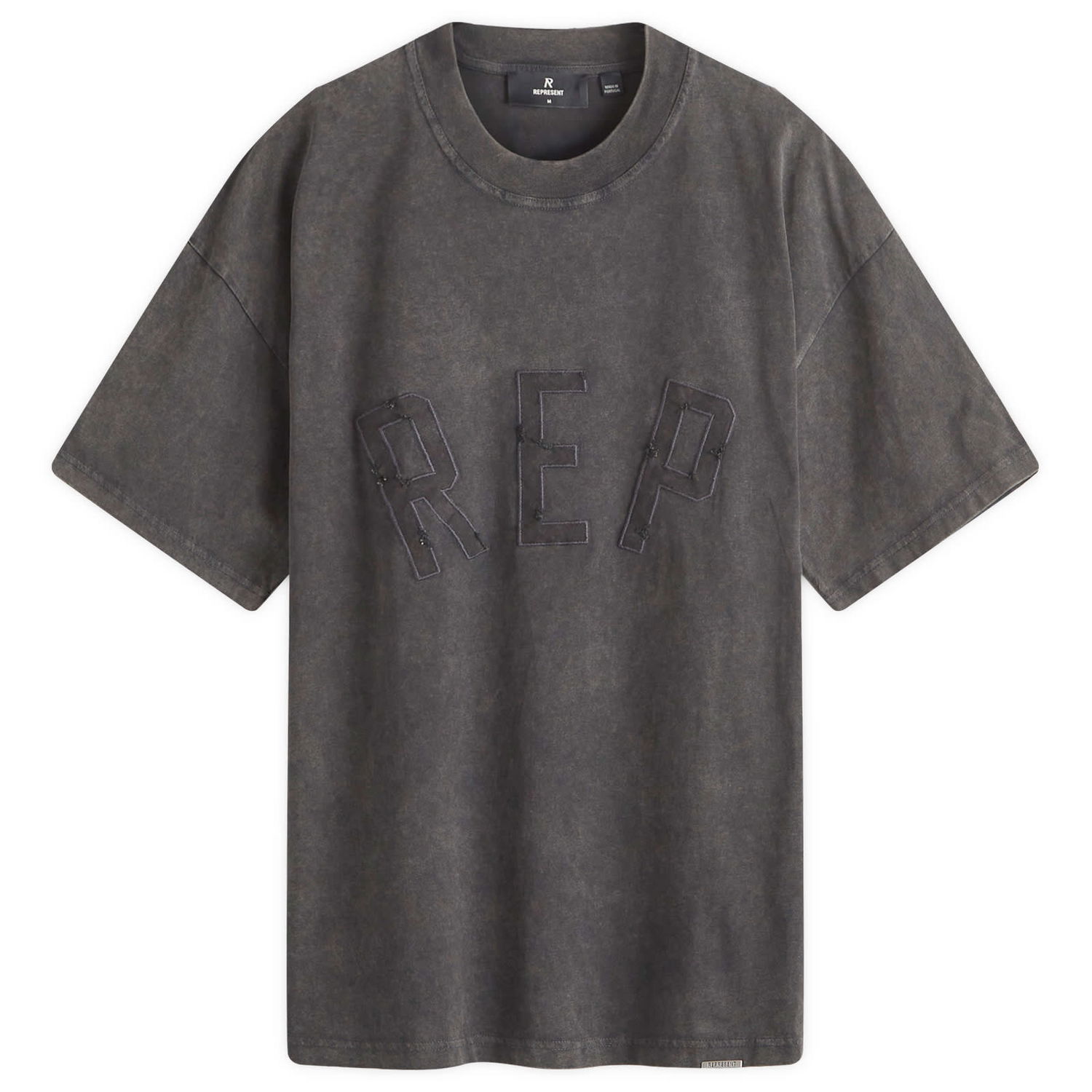 T-paita Represent Clo Rep Applique T-Shirt Musta | MLM4252-003, 0