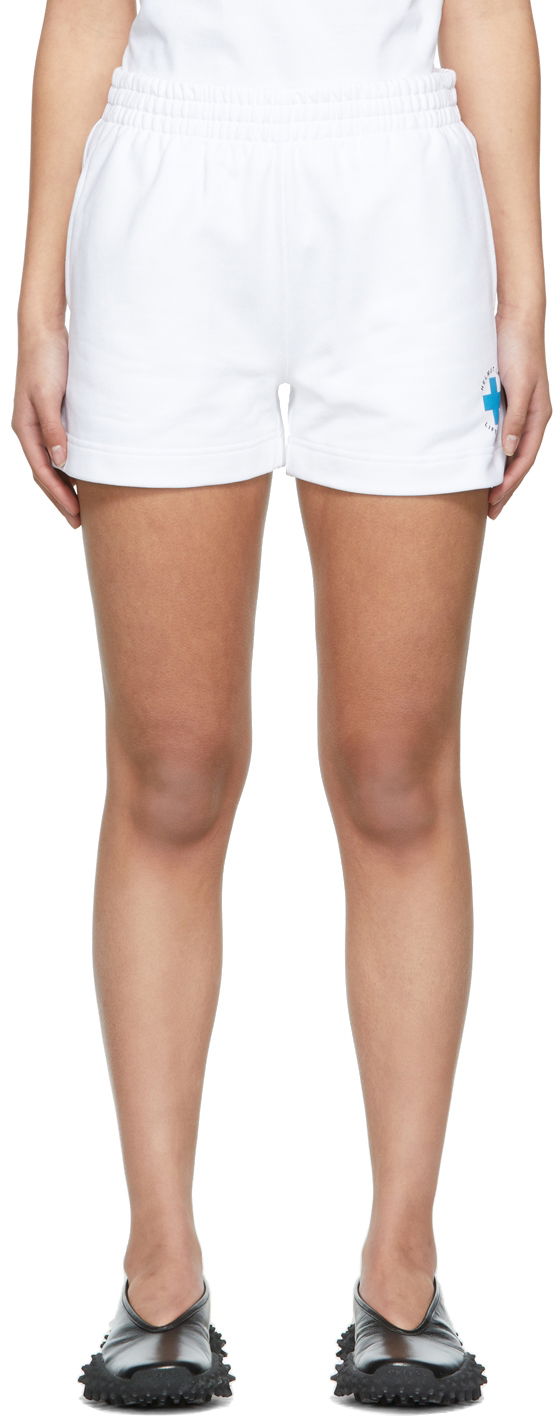Shortsit Helmut Lang Lifeguard Shorts Valkoinen | M02HW205