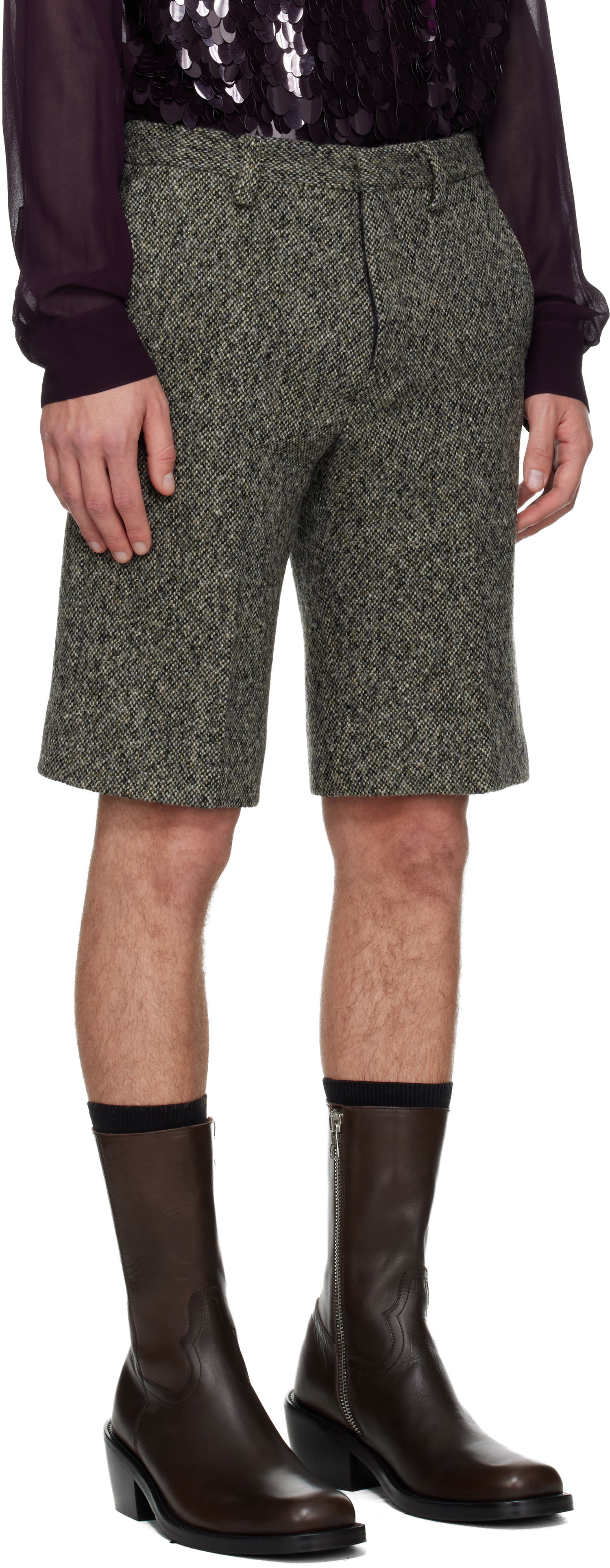 Shortsit Dries Van Noten Dries Van Noten Tailored Wool Shorts Monivärinen | 252-020994-2261, 1
