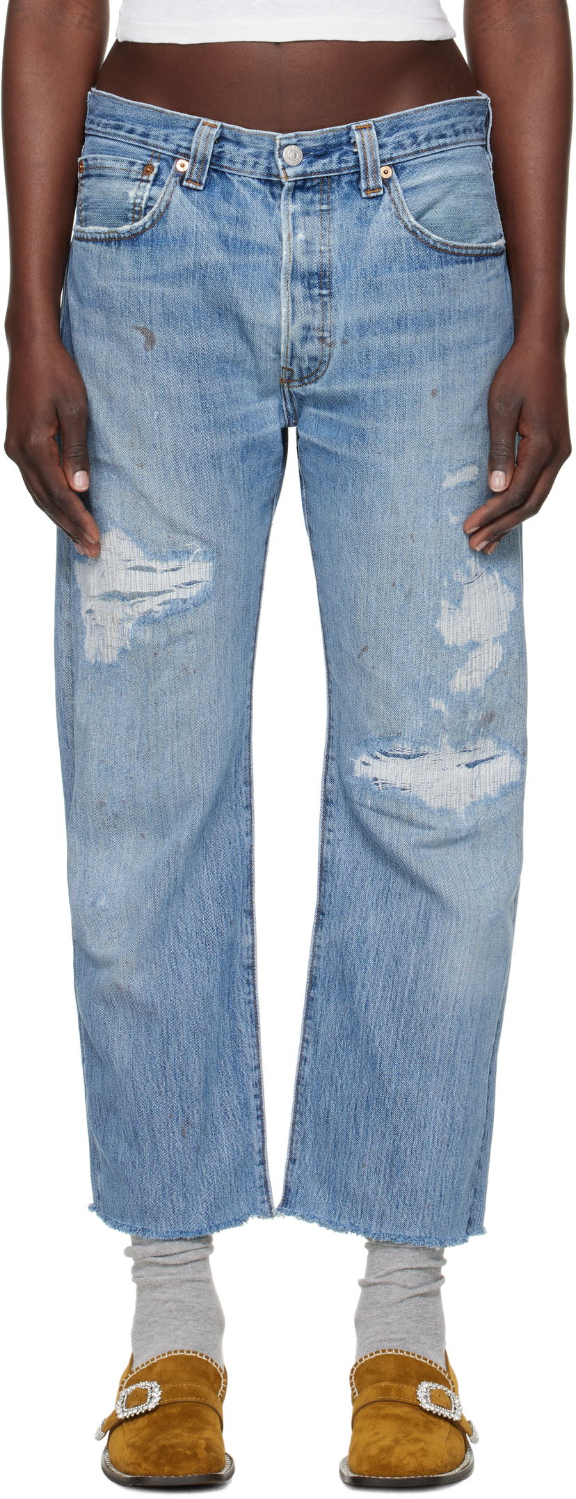 Jeans RE/DONE Re/Done Levi's Edition Boyfriend Jeans Sininen | 1188BFJ