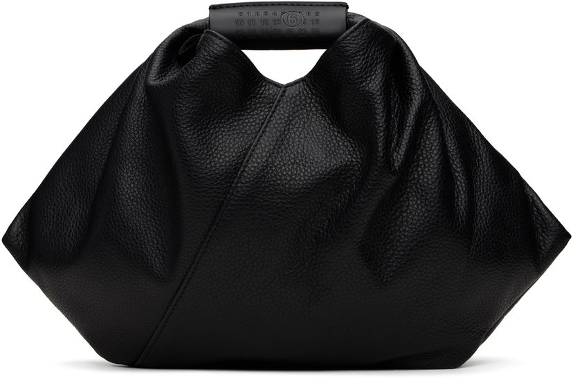 Käsilaukku Maison Margiela MM6 Maison Margiela Triangle Leather Tote Musta | SB5WD0029 P7255