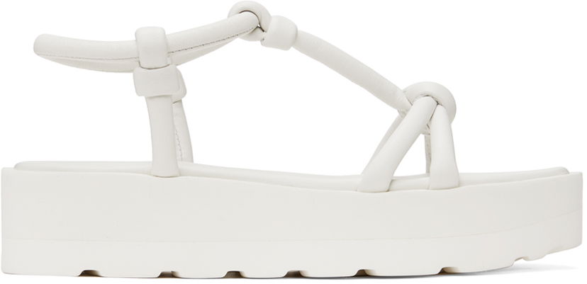Tennarit ja kengät Gianvito Rossi Marine Flat Sandals Valkoinen | G32246.05GOM.NAP