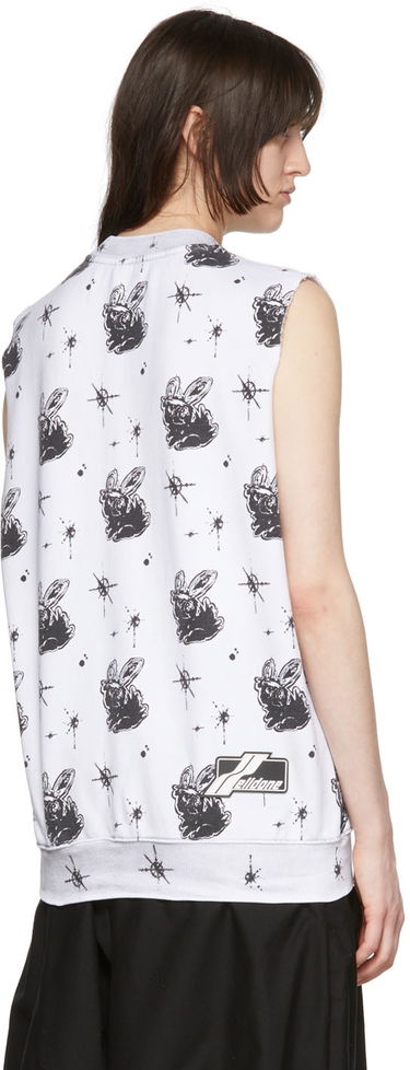 Tankkitoppi We11done We11done Graphic Print Tank Top Valkoinen | WD-TV1-22-559-U-WH, 2