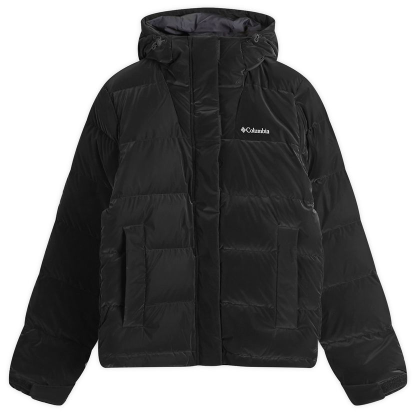 Puffer takki Columbia Women's Bulo Point Down Jacket, Size Large Musta | 2085061-BLK