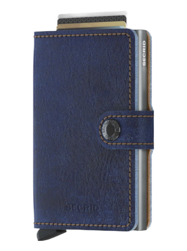 Lompakko Secrid Miniwallet "Indigo 5-Titanium" Tummansininen | MIn-5-Titanium