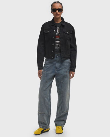 Takki 032C Down To Earth Boxy Denim Jacket Musta | S25-URD-1921-050-W, 2
