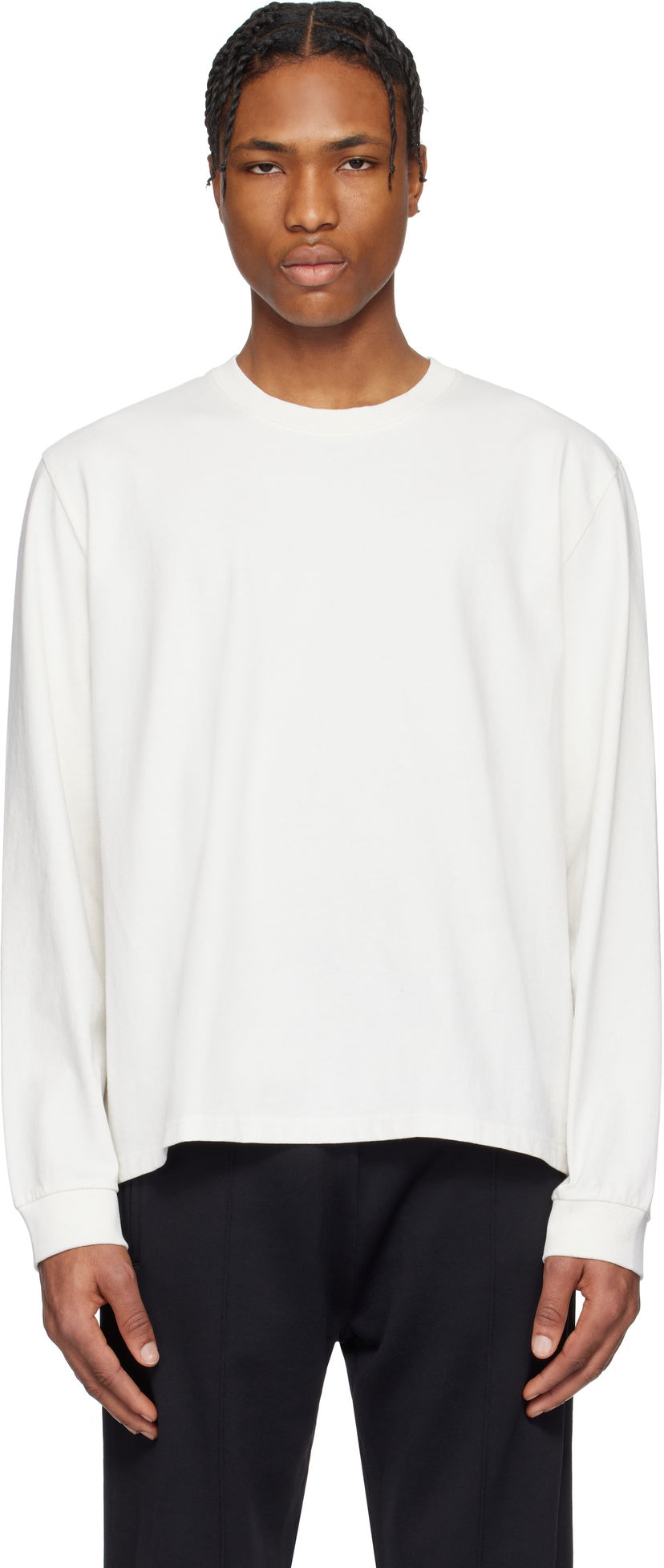 Villapaita OUR LEGACY Our Legacy Tour Longsleeve T-Shirt Valkoinen | M2256TR