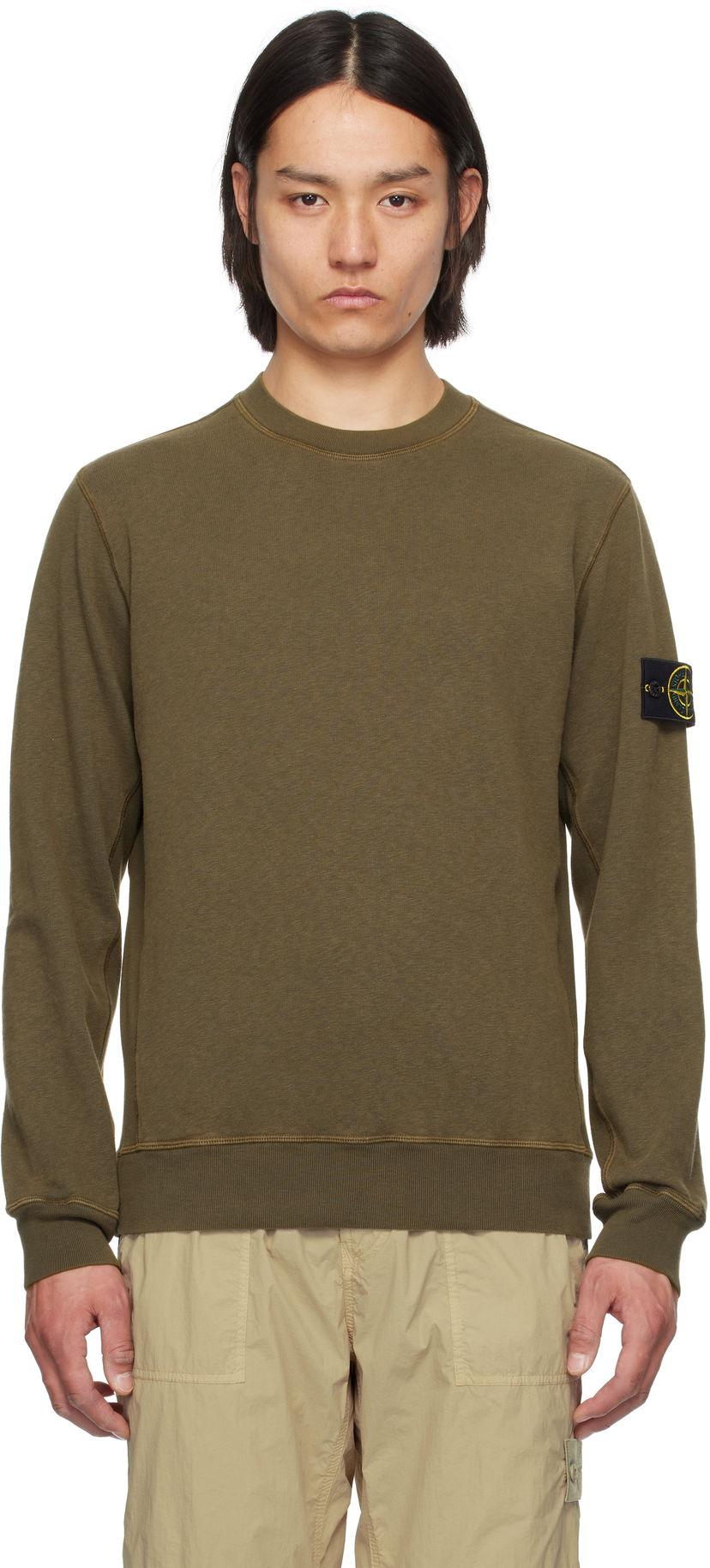 Villapaita Stone Island Stone Island Fleece Sweatshirt Vihreä | K1S15 6100020 S0060