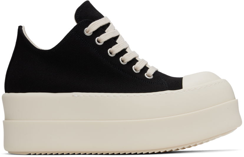 Tennarit ja kengät Rick Owens Rick Owens DRKSHDW Hollywood Double Bumper Low Musta | DS01E3832 DO