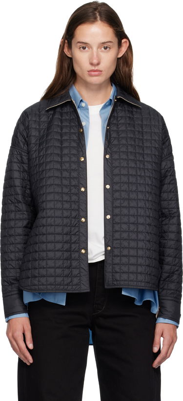 Puffer takki Moncler Moncler Quilted Overshirt Tummansininen | K20932F00011788RS, 0