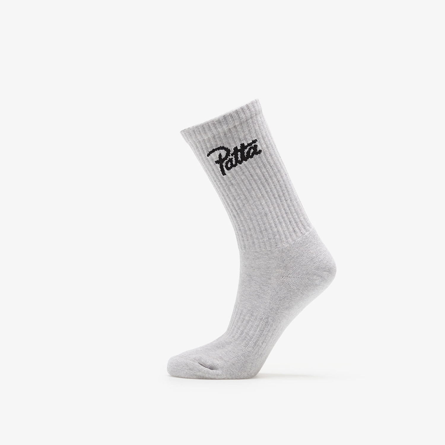 Sukat Patta Script Logo Sports Sock Melange Grey Valkoinen | POC-AW25-2020-396-0016-050, 0