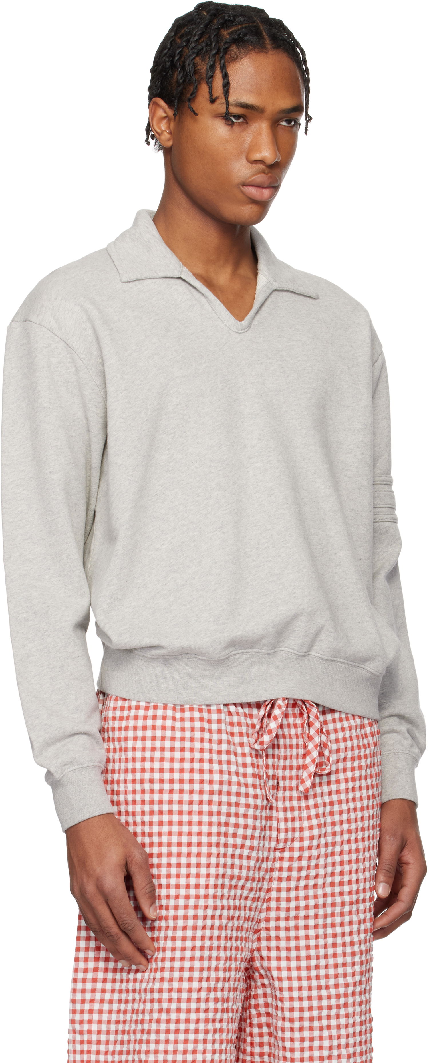 Villapaita Bode Bode Crew Polo Harmaa | MRS25CS058, 1