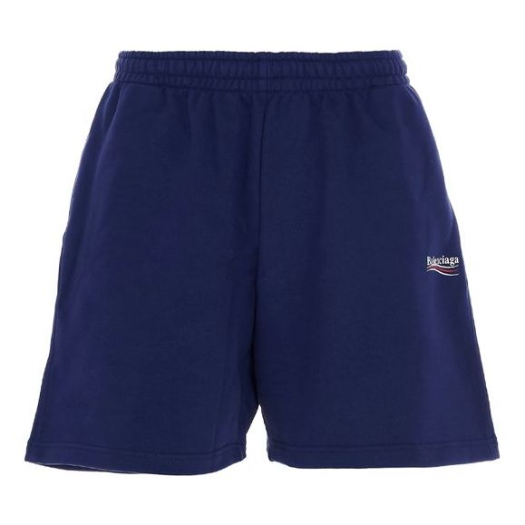 Shortsit Balenciaga Campaign Shorts Sininen | 641608TIV531195