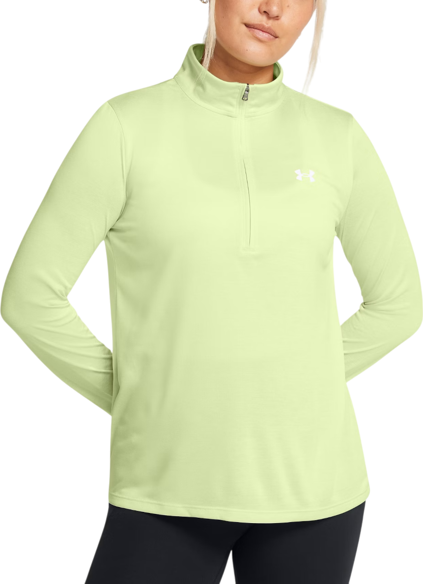 T-paita Under Armour Long Sleeve Half-Zip Top Tech Twist Vihreä | 1384225-383, 0