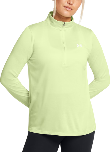 T-paita Under Armour Long Sleeve Half-Zip Top Tech Twist Vihreä | 1384225-383, 0