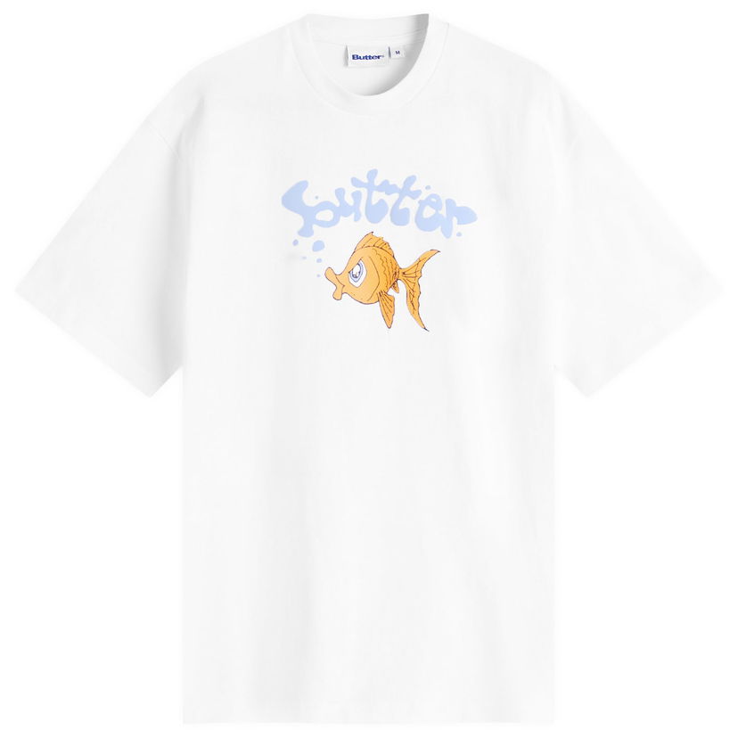 T-paita Butter Goods Goldfish Graphic Tee Valkoinen | BG252102-WHT