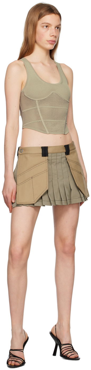 Tankkitoppi Dion Lee Sport Corset Tank Top Vihreä | A7720P23, 3