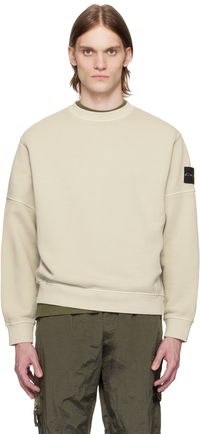 Stone Island Diagonal Fleece Old Effect Sweatshirt