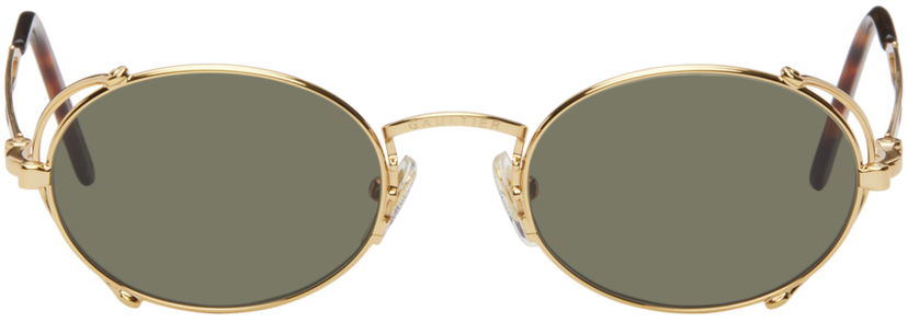 Aurinkolasit Jean Paul Gaultier 55-3175 Oval Sunglasses Metallinen | 23/18-U-LU003-X032-92