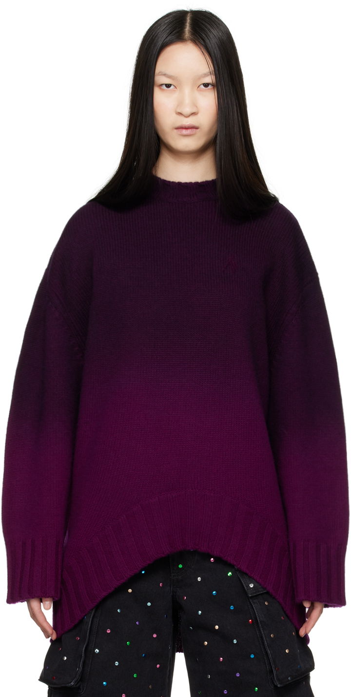 Villapaita The Attico Attico Gradient Wool Sweater Violetti | 248WCA360 KW046