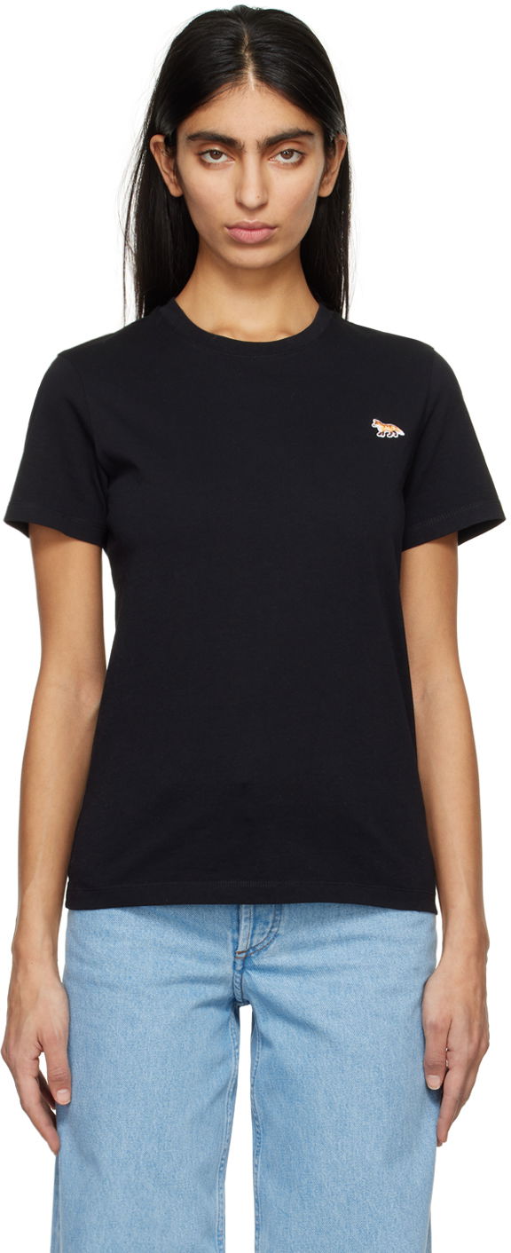T-paita MAISON KITSUNÉ Baby Fox T-Shirt Musta | MW00110KJ0008