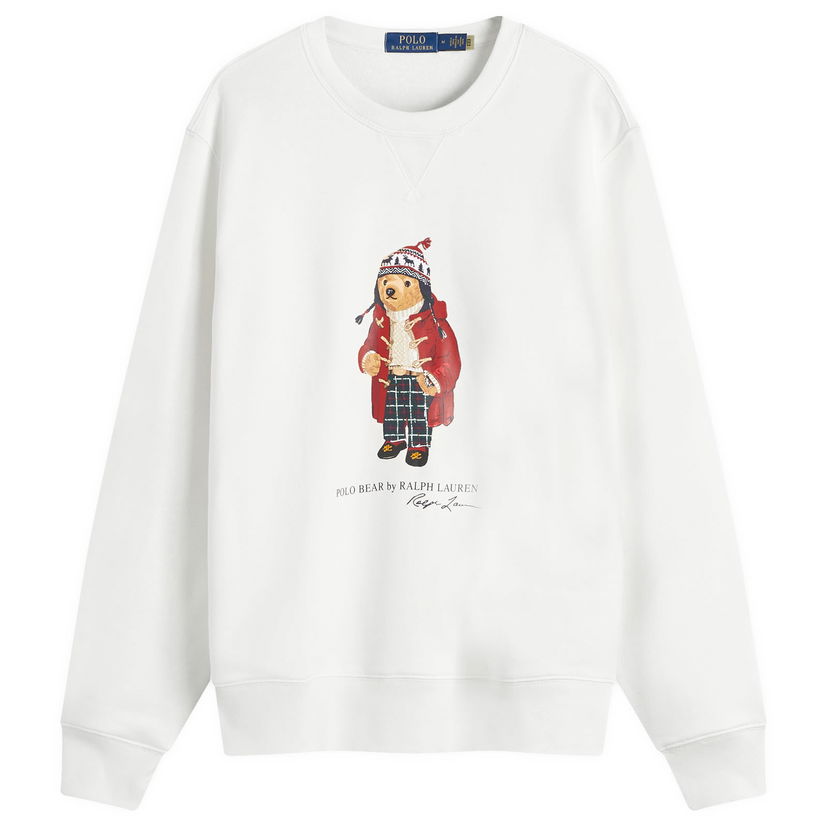 Huppari Polo by Ralph Lauren Sweatshirt Crew Valkoinen | 710953718002