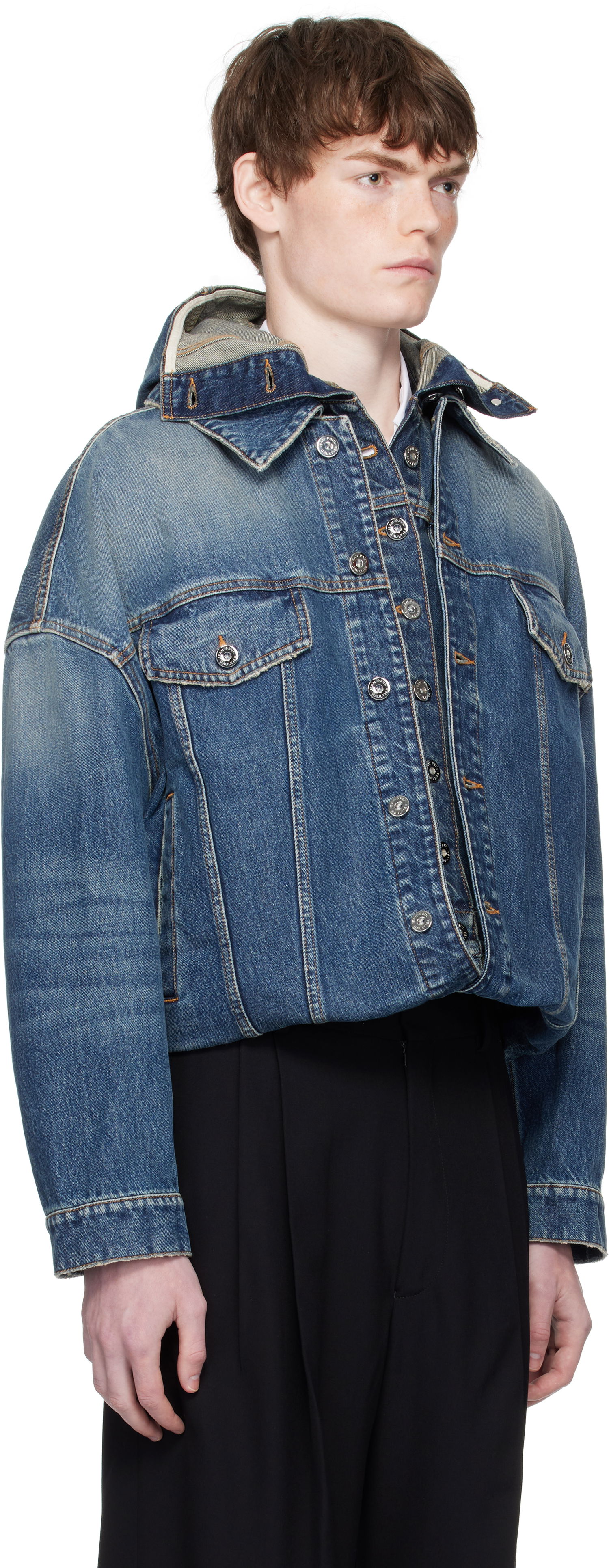 Takki Jean Paul Gaultier Jean Paul Gaultier 'The Double' Denim Jacket Sininen | 25/03-U-JA006-D024-57, 1
