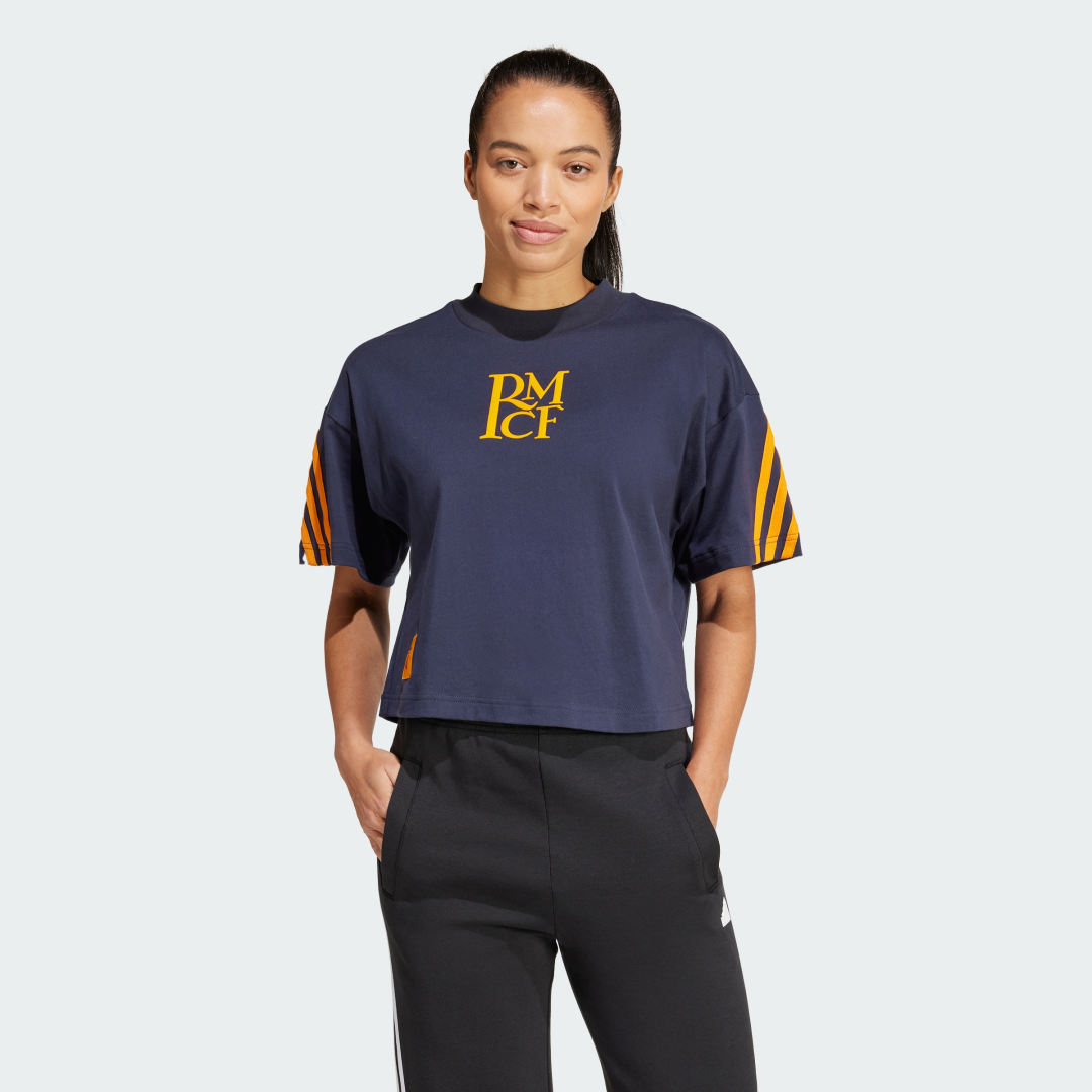 T-paita adidas Performance Real Madrid Future Icon Tummansininen | IT3802, 0