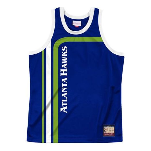 Tankkitoppi Mitchell & Ness Mitchell & Ness Atlanta Hawks Basketball Jersey Sininen | TTNKCP18167-AHAROYA70