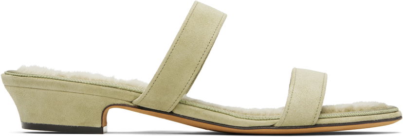 Mekko The Row The Row Awar Strap Heeled Sandals Vihreä | F1594-L221