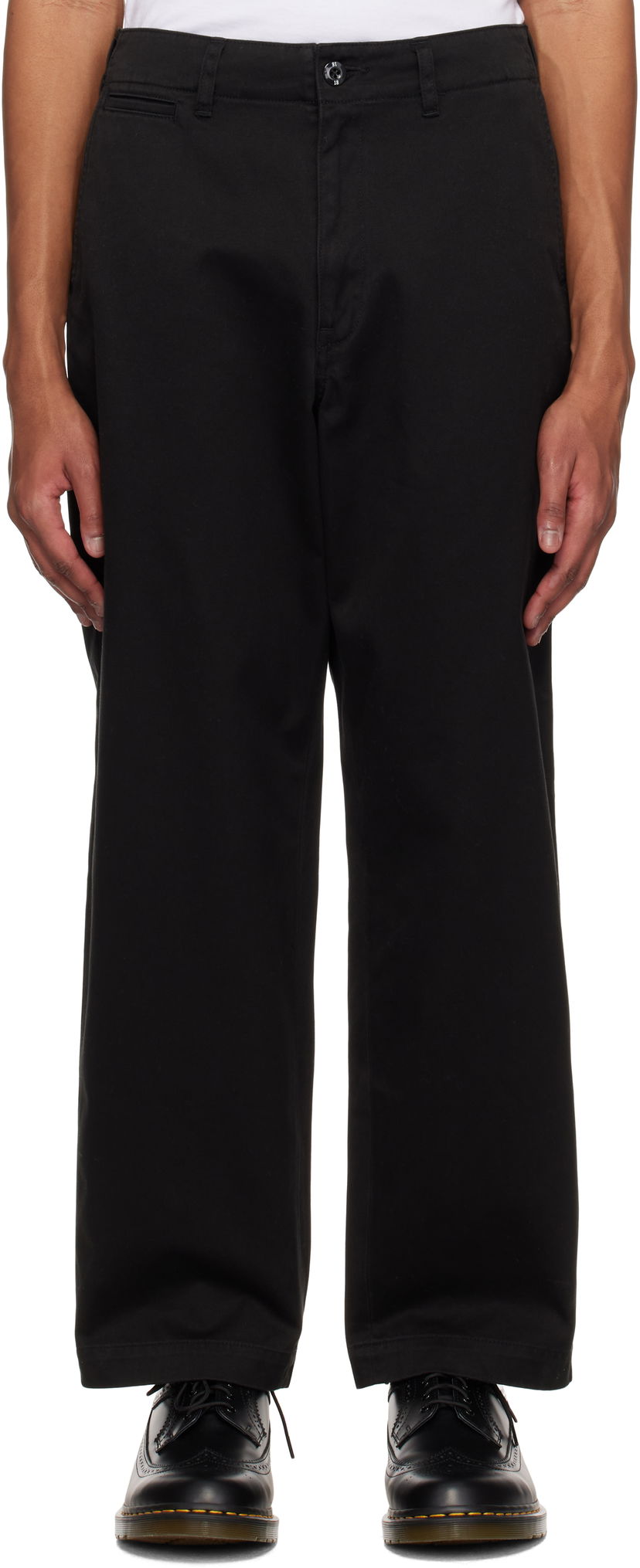 Housut Neighborhood Neighborhood Classic Trousers Musta | 242AQNH-PTM04