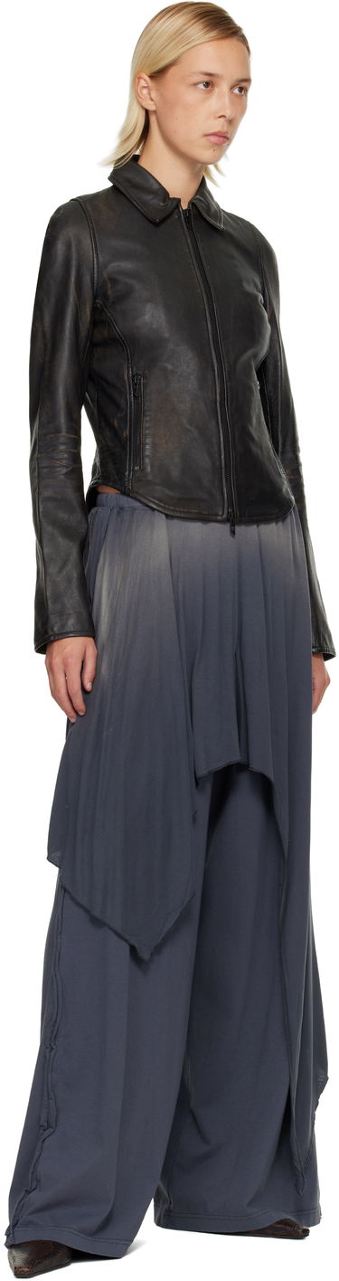 Housut Diesel P-Kirpalong Draped Wide-Leg Trousers Harmaa | A18545 0AGBA, 3