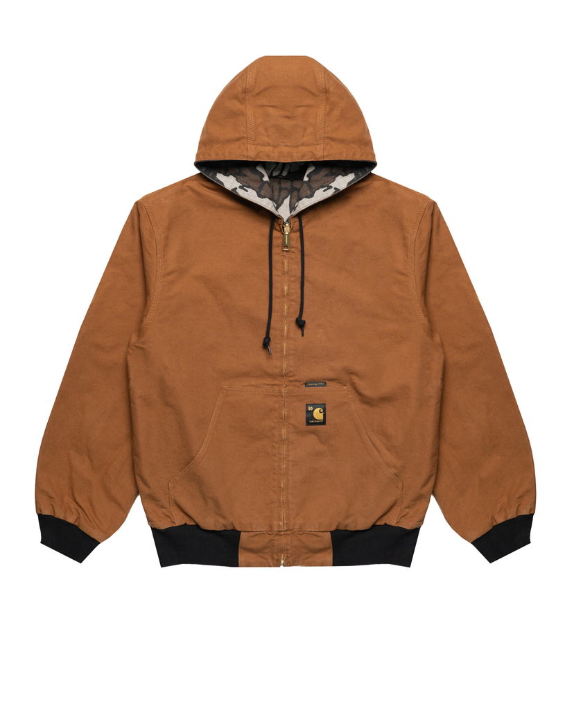 Takki Carhartt WIP OG Active Hooded Canvas Jacket Camo Lined 50 Years Anniversary Ruskea | I036412.3GK02