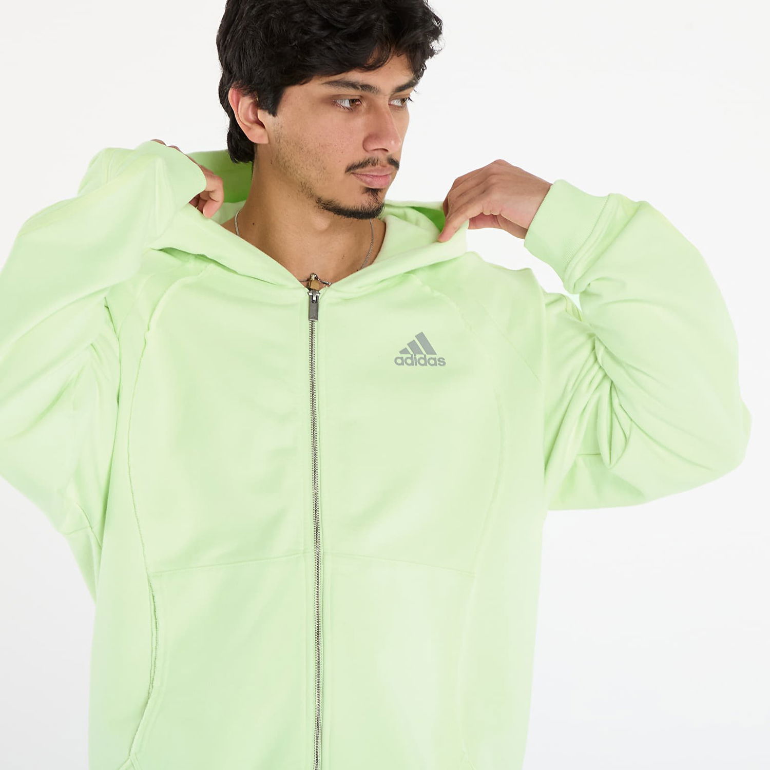 Huppari adidas Performance Adilenium Season 4 Teamgeist Full-Zip Hoodie Vihreä | KF8528, 1