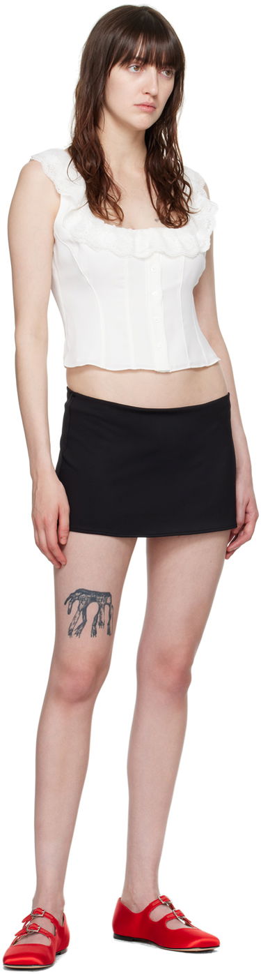 Hame GUIZIO Guizio Micro Miniskirt Musta | C00301K021, 3