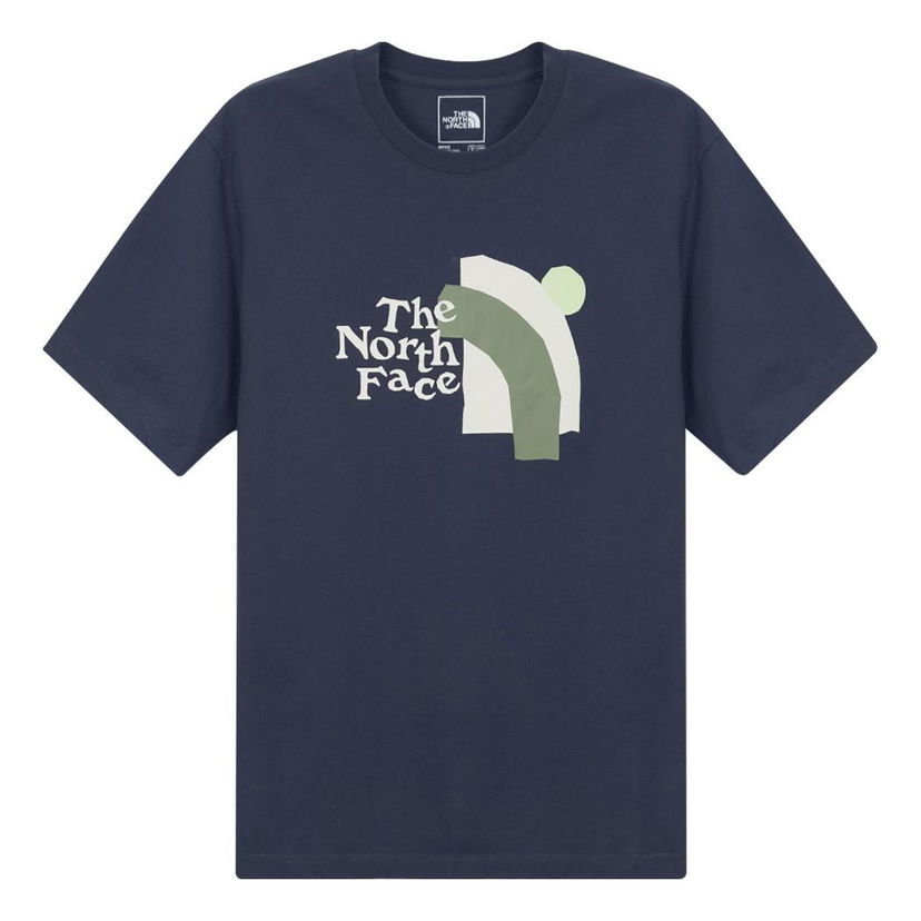 T-paita The North Face Abstract Logo Graphic T-Shirt Sininen | NF0A5JZU-RG1