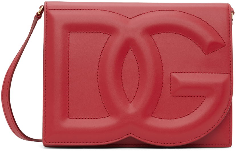 Olkalaukku Dolce & Gabbana Red D&G Logo Crossbody Bag Punainen | BB7287 AW576