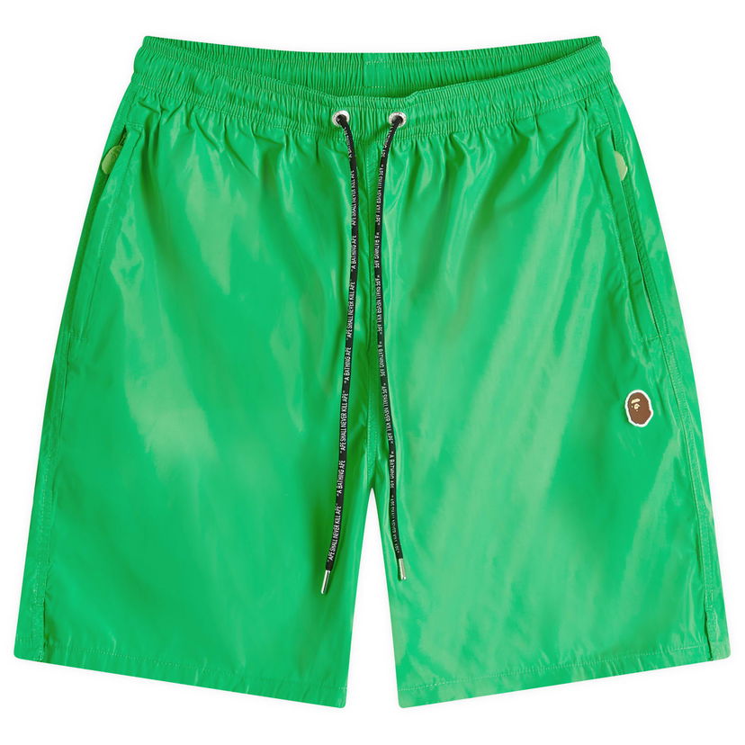 Shortsit BAPE A Bathing Ape Ape Head Nylon Beach Short Vihreä | 001SPK301322M-GRN