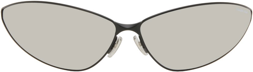 Aurinkolasit Balenciaga Balenciaga Razor Cat Eye Metal Sunglasses Musta | BB0315S-003