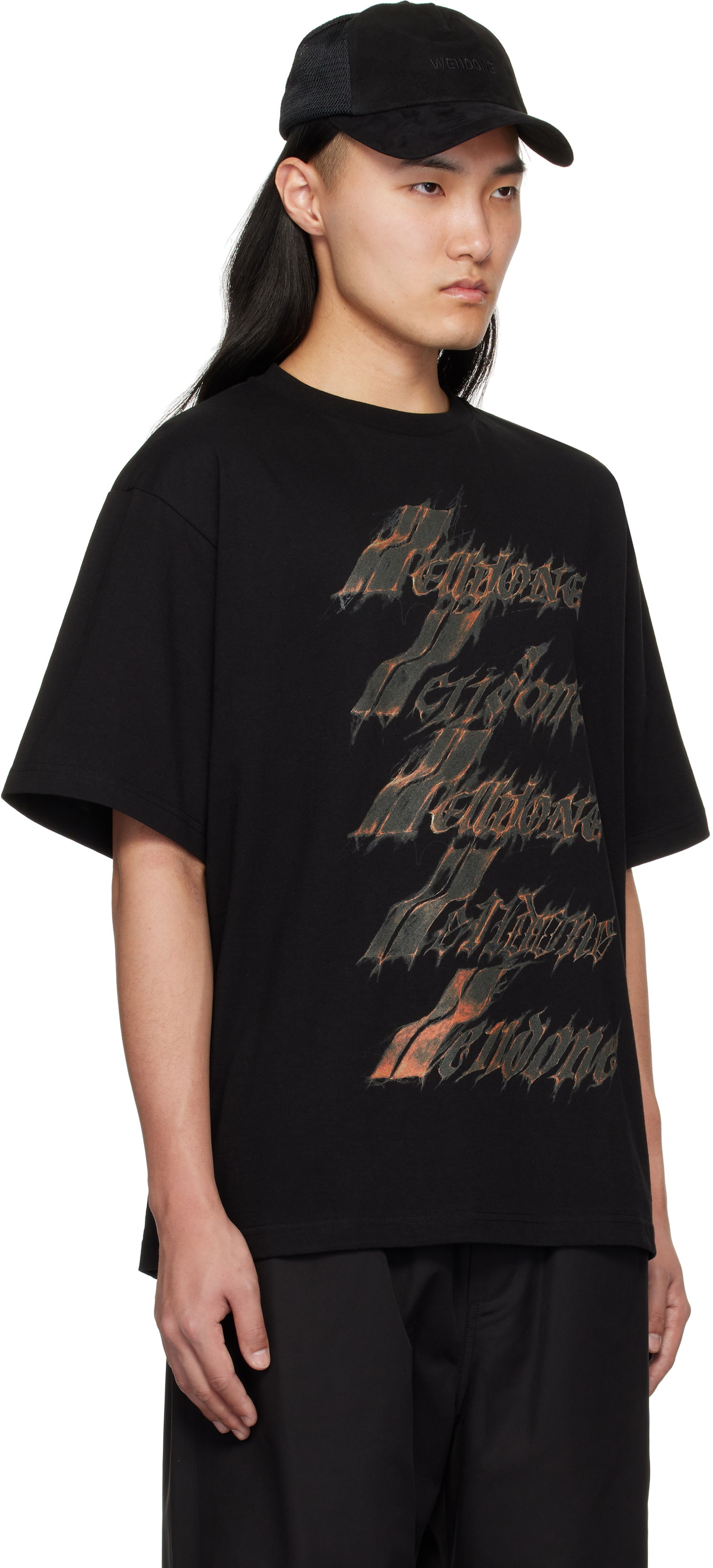 T-paita We11done We11done Spark Logo T-Shirt Musta | WD-TT0-25-751-U-BK, 1