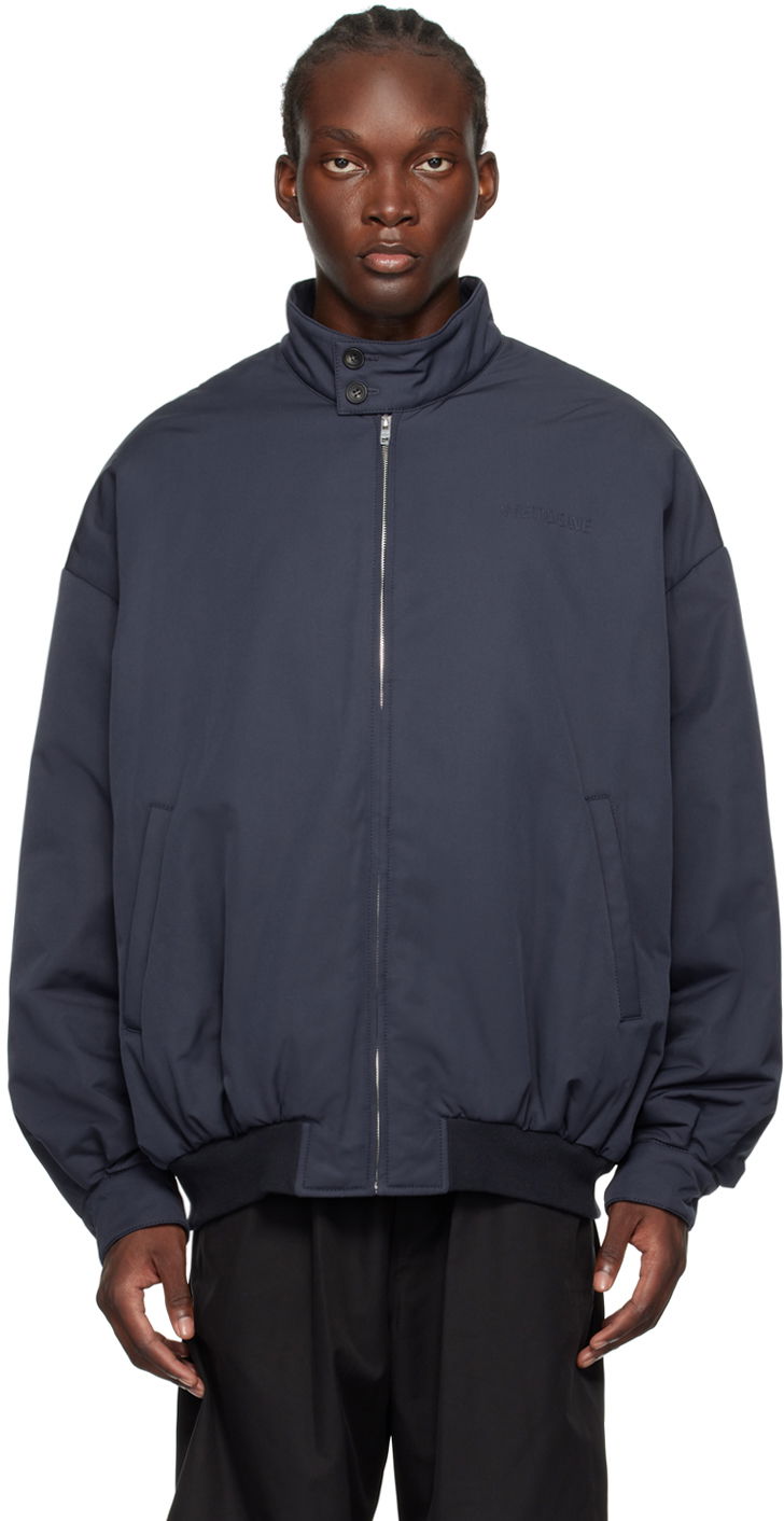 Bomber-takki We11done We11done Harrington  Jacket Sininen | WD-JP2-24-061-M-NV