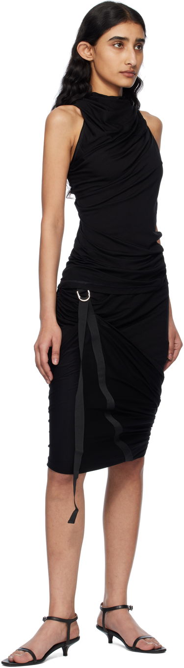 Hame Helmut Lang Helmut Lang Wind Midi Skirt Musta | O09HW302, 3