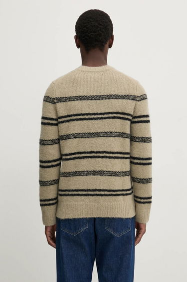 Villapaita Samsoe Samsoe Samsoe Samsoe SAARIN Striped Wool Sweater Beige | M24300098, 2