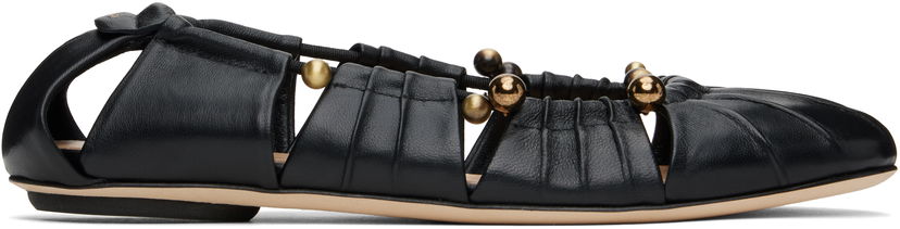 Kengänhoito CHLOÉ Chloé Luna Ballerina Flats Musta | CHC25S08JQL