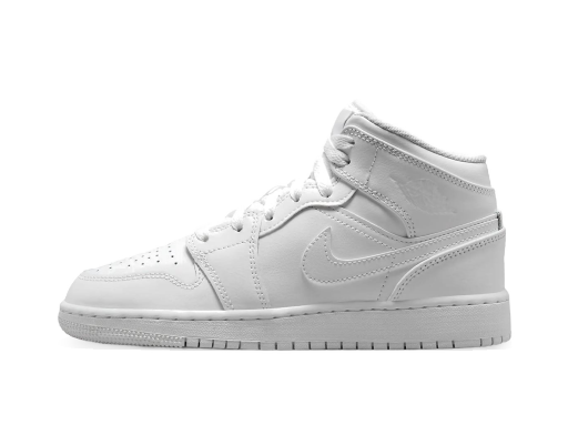 Tennarit ja kengät Jordan Air Jordan 1 Mid Triple White GS Valkoinen | 554725-136