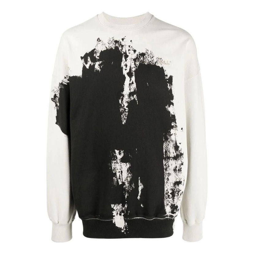 Huppari A-COLD-WALL* A-COLD-WALL* Relaxed Crewneck Sweatshirt Valkoinen | ACWMW087BLACK