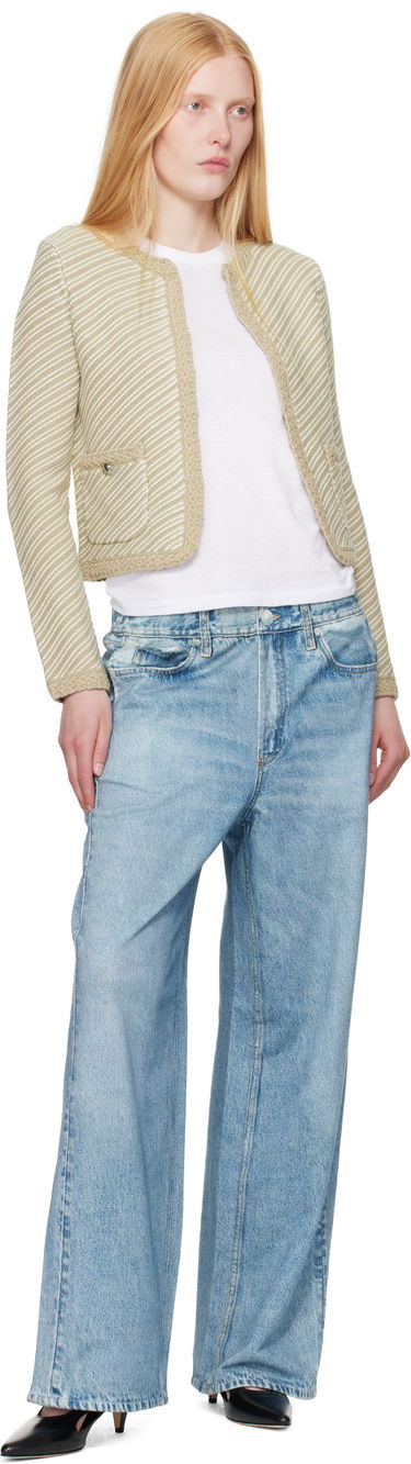 Villapaita rag & bone Rag & Bone Claire Knit Cardigan Beige | WAS25P026SD26, 3