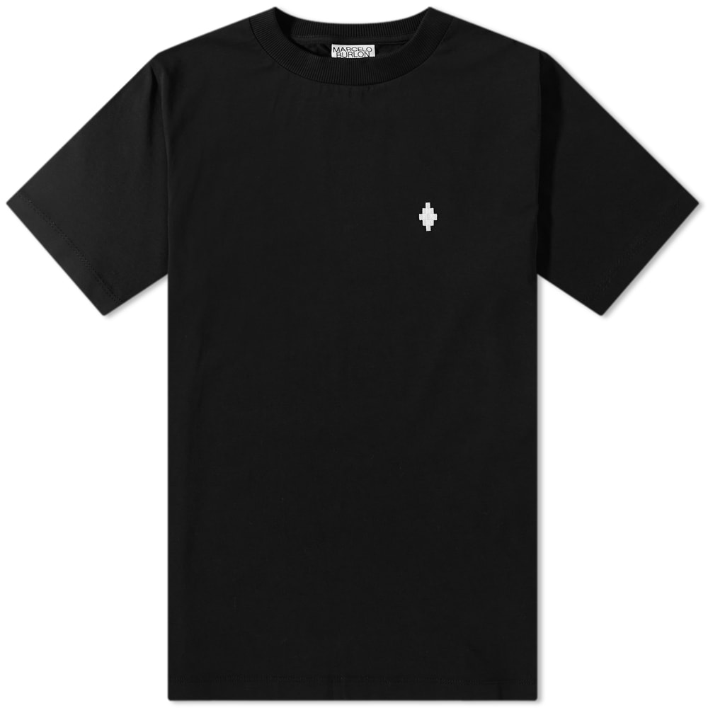 T-paita Marcelo Burlon Cross Tee Black Musta | CMAA018C99JER0021001, 0
