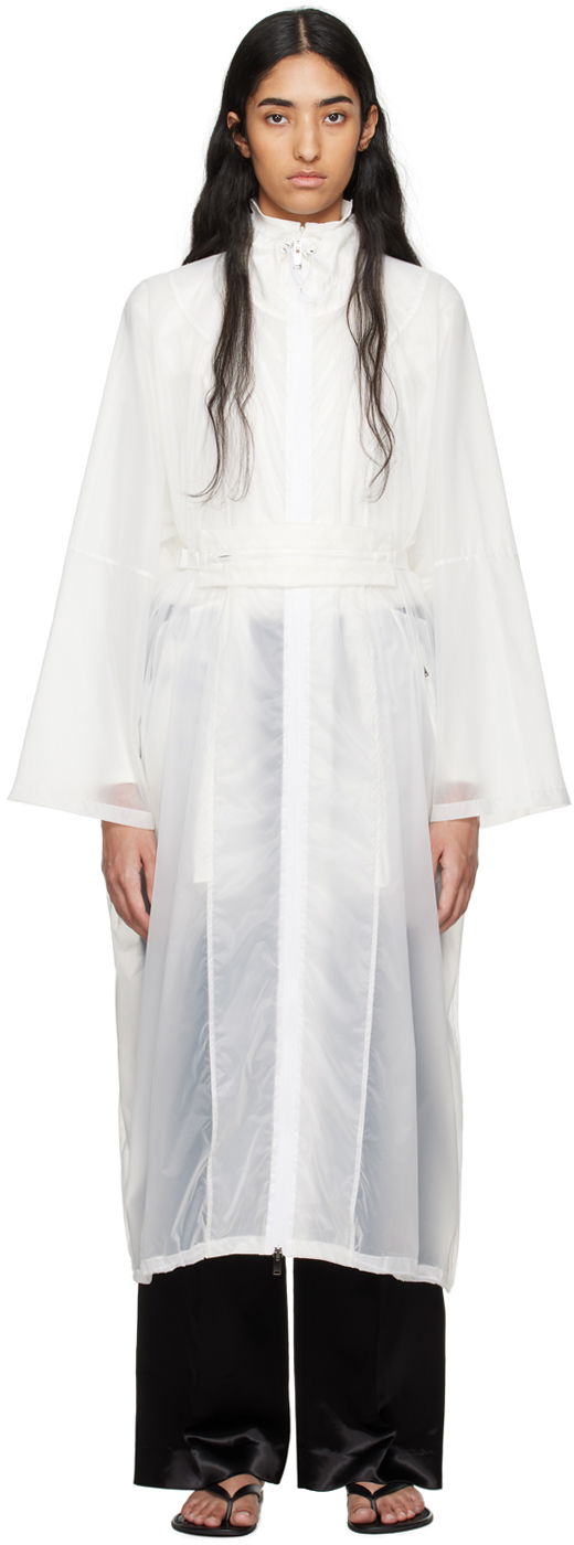 Takit The Row White Silva Coat Valkoinen | 8153-W3079