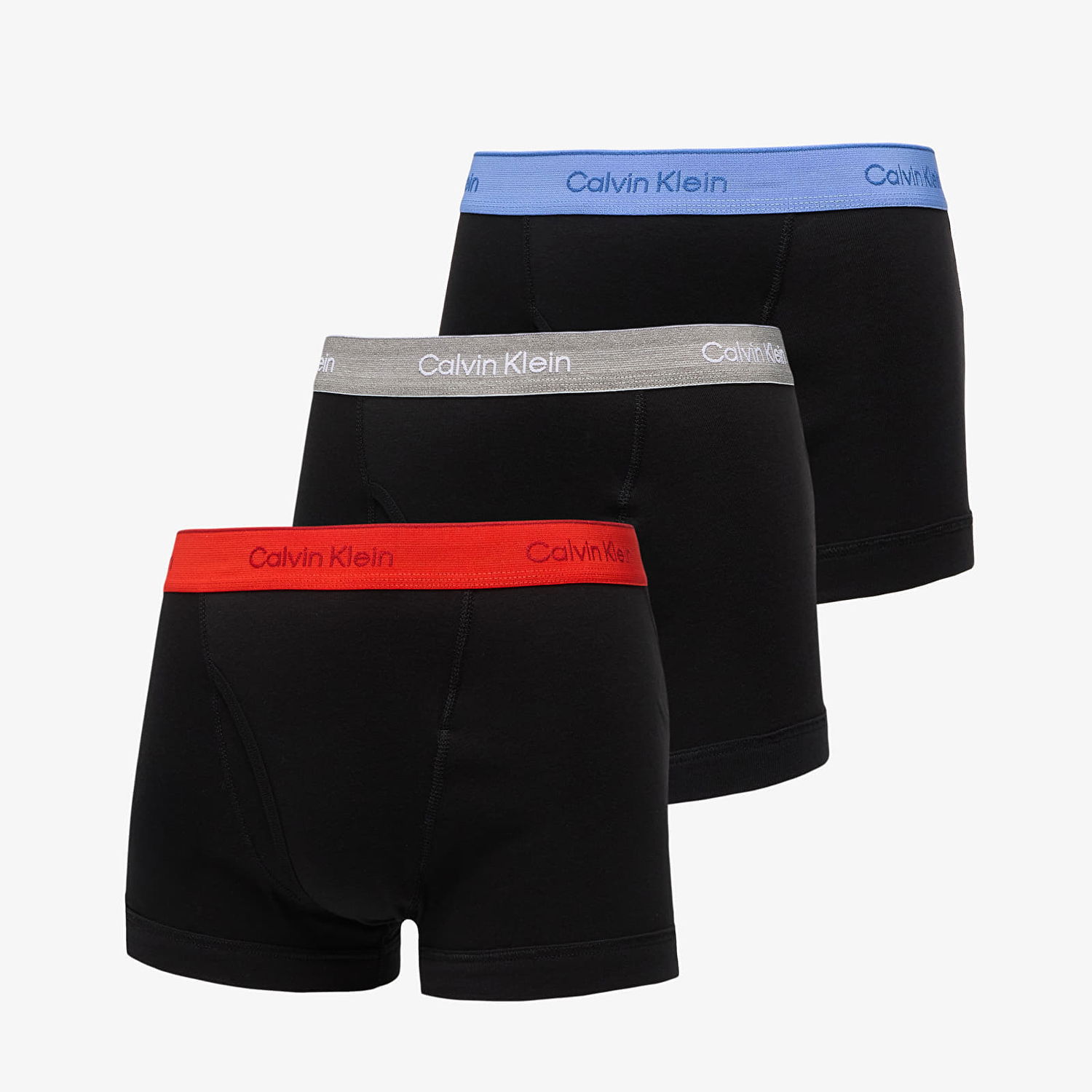 Nyrkkeilijät CALVIN KLEIN Calvin Klein Men's 3-Pack Trunk Underwear Musta | 000NB4002A VQJ, 0